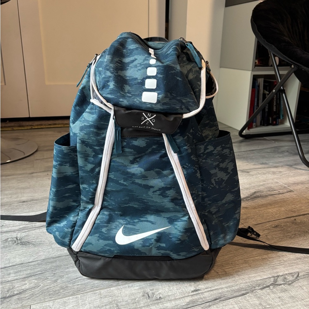 Nike Blue Camo Elite Backpack